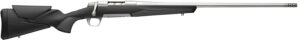 Browning 036008246 X-Bolt 2 Hunter Full Size 300 WSM 3+1 23"Stainless Steel Threaded Barrel, Drilled & Tapped Stainless Steel Receiver, Adj Vari-Tech Black Composite Stock w/Adjustable Comb & LOP