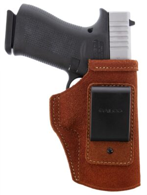 Galco STO226R Stow-N-Go IWB Natural Steerhide Fits Glock 19 Gen1-5 Right Hand