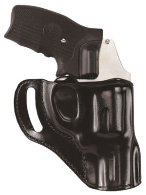 Galco HT118B Hornet OWB Black Leather Belt Slide Fits Ruger SP101 Fits Colt Cobra Right Hand