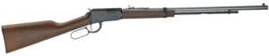 Henry H001TLB Frontier 22 Short Caliber with 16 LR/21 Short Capacity, 24" Barrel, Black Metal Finish & American Walnut Stock Right Hand