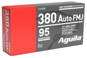Aguila 1E802110 380ACP 95gr Full Metal Jacket 50 Per Box/20 Case