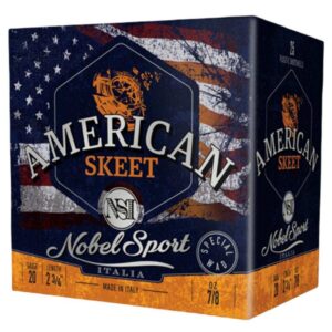 Nobel Sport Target American Trap Shotshells 20ga 2-3/4" 7/8oz 1200fps #9 25/ct