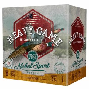 Nobel Sport Heavy Game High Velocity Shotshell 20ga 2-3/4" 1oz 1330 fps #8 25/ct