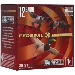 Federal Ultra Steel Shotshells 12ga 3-1/2" 1-1/2oz 1500 fps #2&4 25/ct