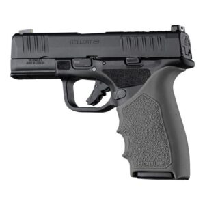 Hogue HandAll Beaver Tail Handgun Grip Sleeve Springfield Armory Hellcat Pro Slate Grey