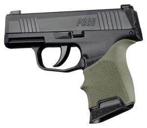 Hogue HandAll Beavertail Grip Sleeve Sig Sauer P365 OD Green