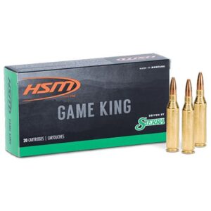 HSM GameKing Rifle Ammunition .30-40 Krag 150gr SP 20/ct