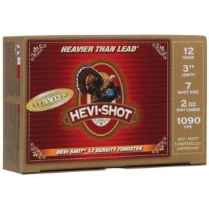 HEVI-Shot HEVI-13 Turkey Shotshells 12ga 3" 2oz 1090 fps #7 5/ct