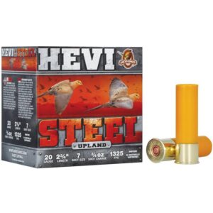 HEVI-Shot HEVI-Steel Shotshells 20ga 2-3/4" 1oz 1325 fps #7 25/ct