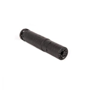 SilencerCo Omega 36M Rifle Suppressor 5.7x28mm to 9mm Luger/ 5.56 NATO to .338 LPM Stainless Steel/Titanium
