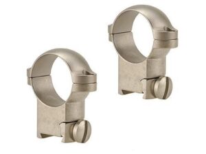 Leupold 2-Piece Solid Steel Ringmounts - Sako 1" High Silver