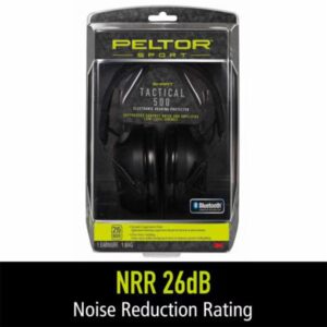 Peltor Sport Tactical 500 Electronic Ear Muffs 26dB Black