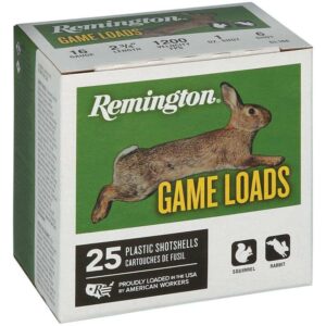 Remington Lead Game Load Shotshells 16 ga 2-3/4" 1 oz 1200 fps #6 25/ct