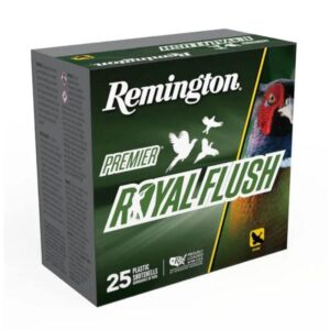 Remington Premier Royal Flush Shotshells 12ga 2-3/4" 1-1/4oz 1550 fps #4 25/ct