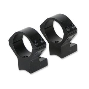 Talley Lightweight Alloy Scope Mounts - Black Anodized - 30mm - High Savage w/Accutrigger Stevens 200 Stiller Predator TC Venture Ruger American
