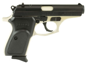 Bersa T22DT Thunder Micro-Compact Frame 22 LR 10+1 3.50" Nickel Steel Barrel, Matte Black Serrated Slide, Nickel Aluminum Frame w/Beavertail