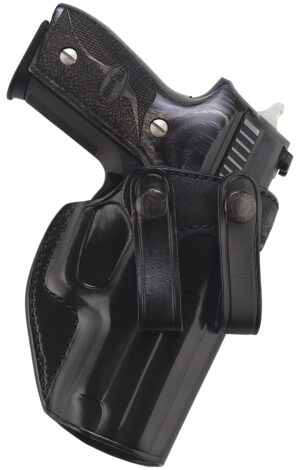 Galco SUM838B Summer Comfort IWB Black Leather Belt Loop Fits Glock 42/Sig P365 SAS/STD/.380 Right Hand
