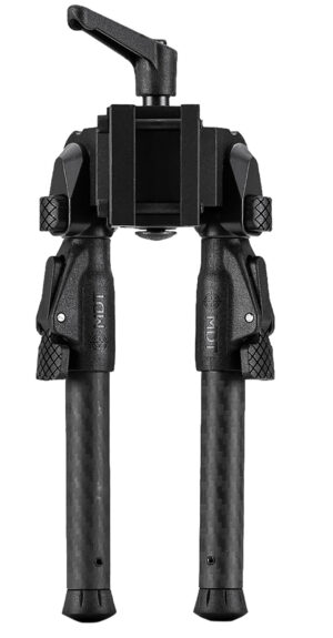 Mdt Sporting Goods Inc 105560BLK GRND-POD  Black Aluminum, 4.5"-9.0", Spiked Feet, Fits Picatinny Rail