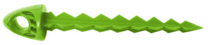 Targettack Llc Targettack Lime Green Polycarbonate Plastic 3" For Paper/Vinyl Targets 12 Pack