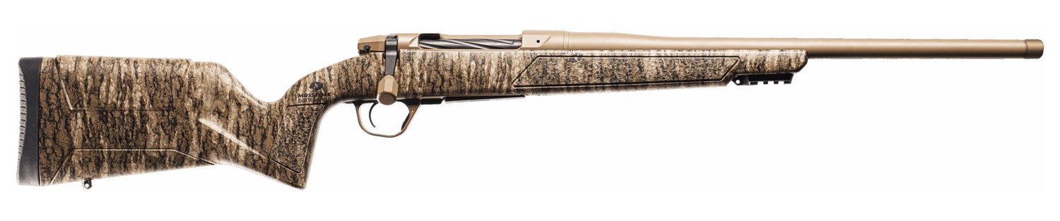 Christensen Arms 801-15013-01 Evoke Mossy Oak 6.5 Creedmoor 4+1 20" Flat Dark Earth Cerakote Threaded Barrel, Flat Dark Earth Cerakote Drilled & Tapped Receiver, Picatinny Rail Forend, Mossy Oak Botto