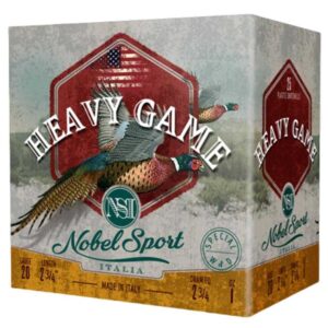 Nobel Sport Heavy Game Shotshells 20 ga 2-3/4" 1 oz 1250 fps #7.5 25/ct
