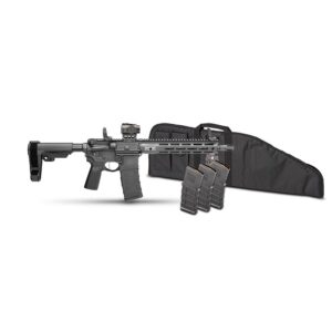 Springfield Saint Victor Gear Pac Pistol 5.56mm 30rd Magazines(4) 11.5'' Barrel SBA3 4 Brace Viridian Venta Red Dot Bag