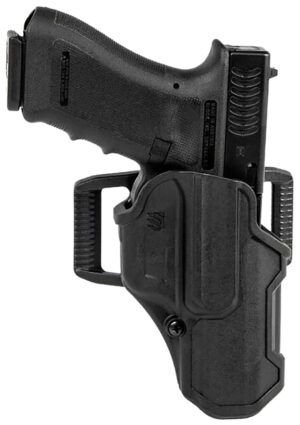 Blackhawk 410700BKR T-Series L2C Non-Light Bearing OWB Black Polymer Belt Slide Compatible w/Glock 17/22/31/34/41/47 Right Hand