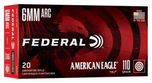 Federal AE6ARC1 American Eagle  6ARC 110gr Total Metal Jacket 20 Per Box/10 Case
