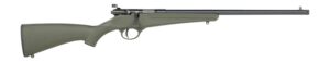 Savage Arms  Rascal F-SR 22 LR 1rd 16.13" Matte Black Single Shot Threaded Barrel,  Green Synthetic Stock, Right Hand