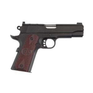 Colt Optic Ready Combat Commander Handgun 9mm Luger 9rd Magazine 4.25" Black with G10 Black Cherry Grips