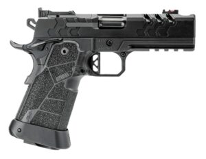 Kimber Mfg, Inc 3500073 2K11 Pro Compact 9mm Luger 19+1 4.25" Black DLC Stainless Steel Compensated Barrel & Lightening Cut/Optic Ready/Serrated Slide, Black Stainless Steel Frame w/Beavertail & Picat