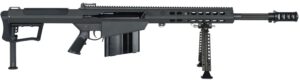 Barrett 20183 M107A1  50 BMG 10+1 20" Fluted Barrel, Picatinny Rail Receiver, M-LOK Handguard, QD BiPod Forend, Black Polymer Grip