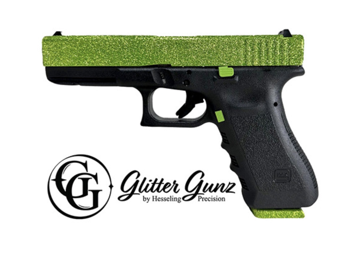 Glock 17 Gen 3 Pistol, 9mm, Zombie Green, 4.49", 17+1, 2-Mags