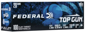 Federal TG201008 Top Gun  20Gauge 2.75" 7/8oz 8Shot 100 Per Box/2 Case