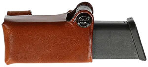 Galco HMC24 HMC Mag Carrier Horizontal Tan Steerhide Fits Glock 17 Gen 1-5 Ambidextrous