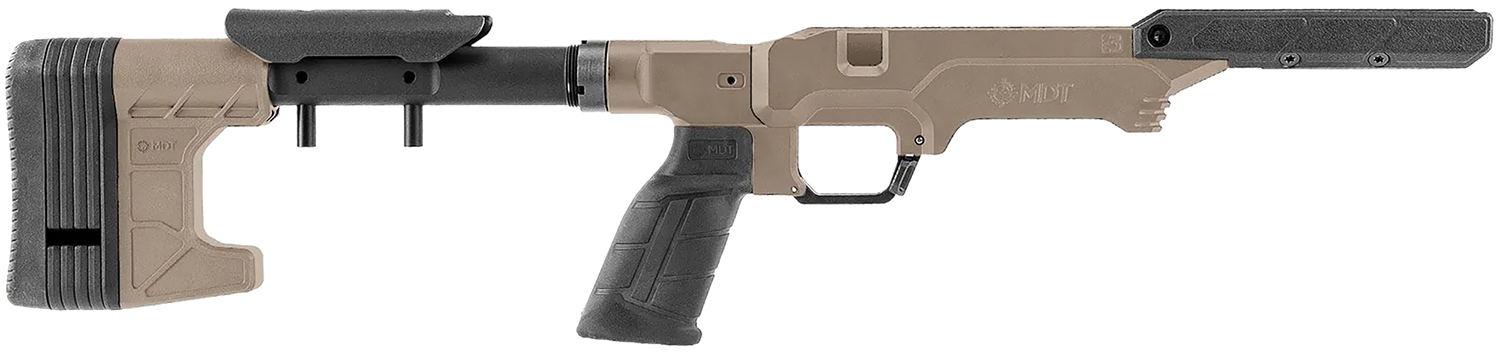 Mdt Sporting Goods Inc 114914FDE The Worker LSS Gen3 Flat Dark Earth Fits Savage Long Action