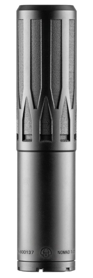 Dead Air NOMADTIOTBBLK Nomad Ti OTB 300 RUM/7mm BC 1.76" Black Titanium