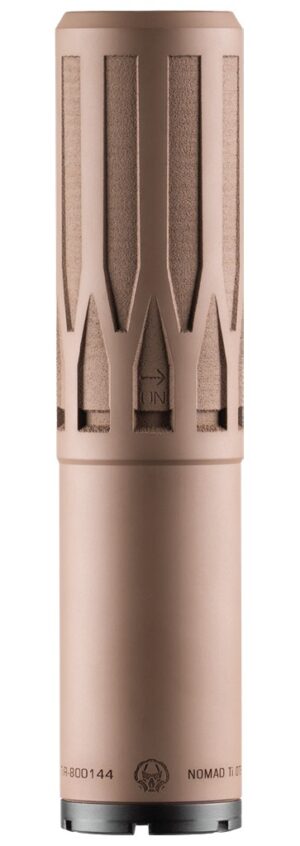Dead Air NOMADTIOTFDE Nomad Ti OTB 300 RUM/7mm BC 1.76" Flat Dark Earth Titanium