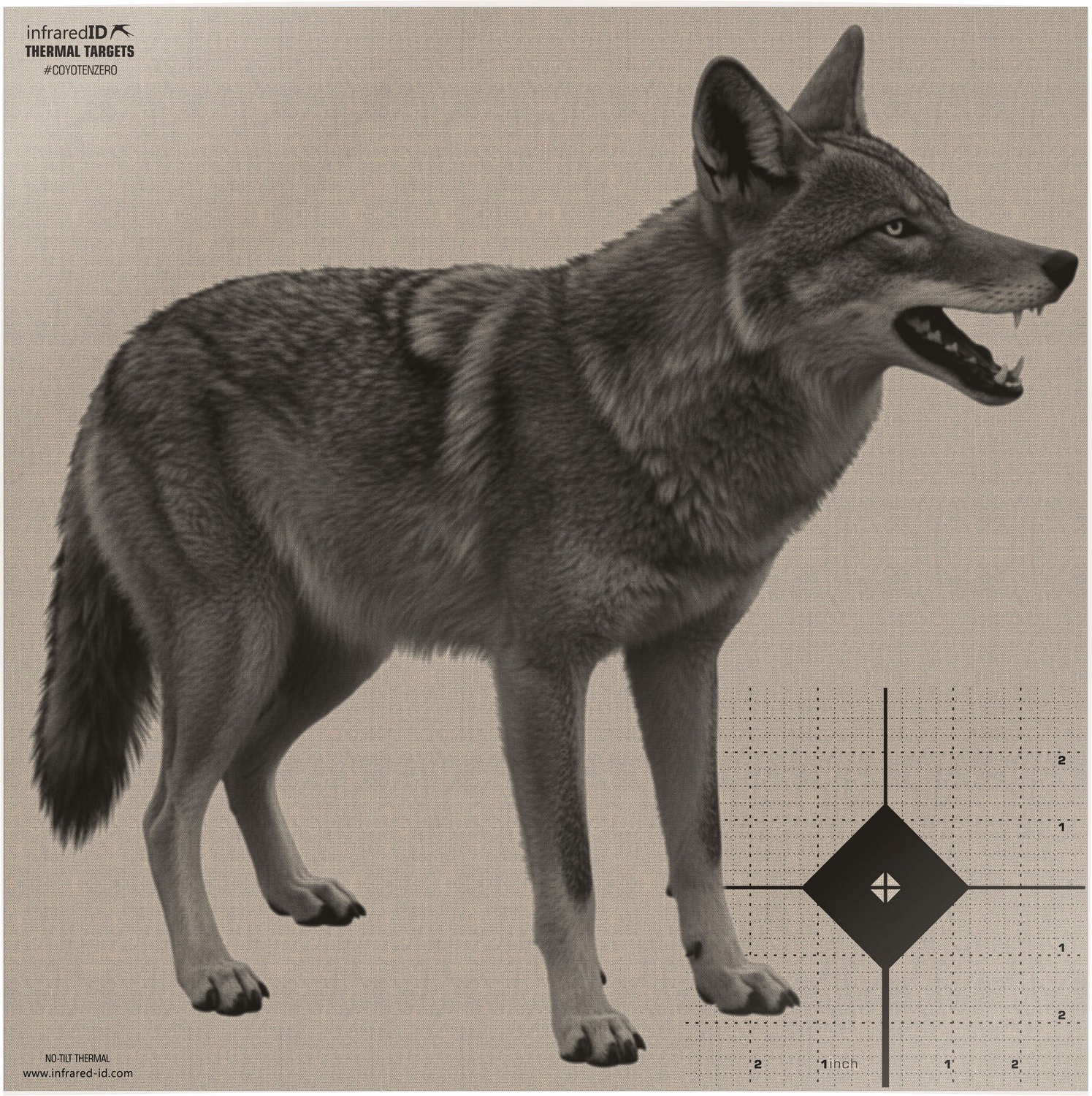 INFRARED-ID COYOTENZERO THERM TARGT COY+ZERO 1+50