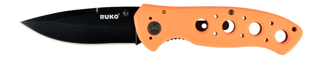 RUKO RUK0075BZ-CS 440A 3-1/4"BLAZE ORANGE FOLDING