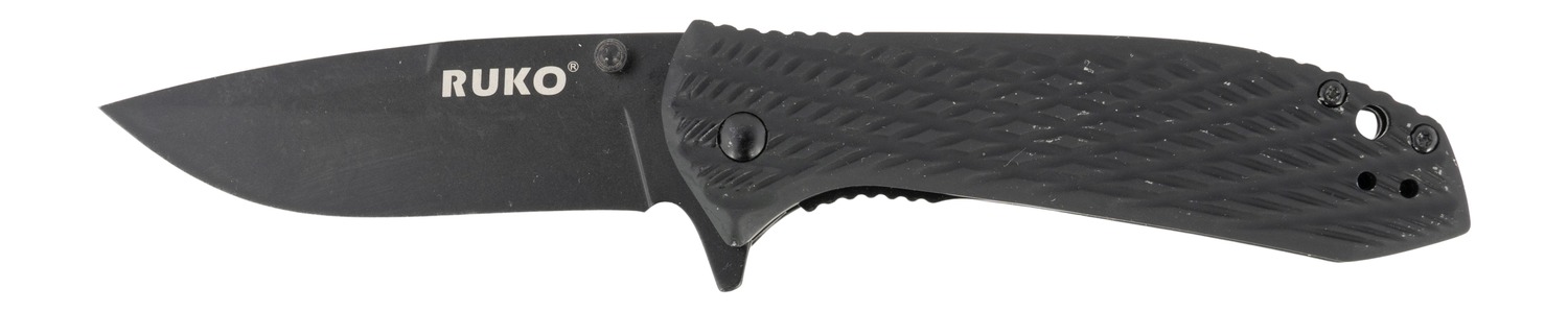 RUKO RUK0179BBK 440C 3-1/4"BLK HANDLE FOLDING