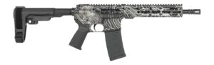 Shark Coast Tactical SCC07312TOPO-P Topography 5.56 NATO 30+1 10.50" Black Nitride Threaded Barrel, Aluminum Receiver w/Picatinny Rail, M-LOK Handguard, Black Polymer SB Tactical SBA3 Brace, Polymer