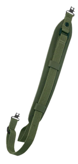 Outdoor Connection SGSS20972 Super Grip Sling Green Nylon 32" OAL Padded Rifle/Shotgun