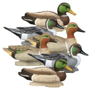 Higdon Late Season Puddle Pack Standard Foam Drakes 2 Mallard 2 Pintails 2 GW Teal 6/ct