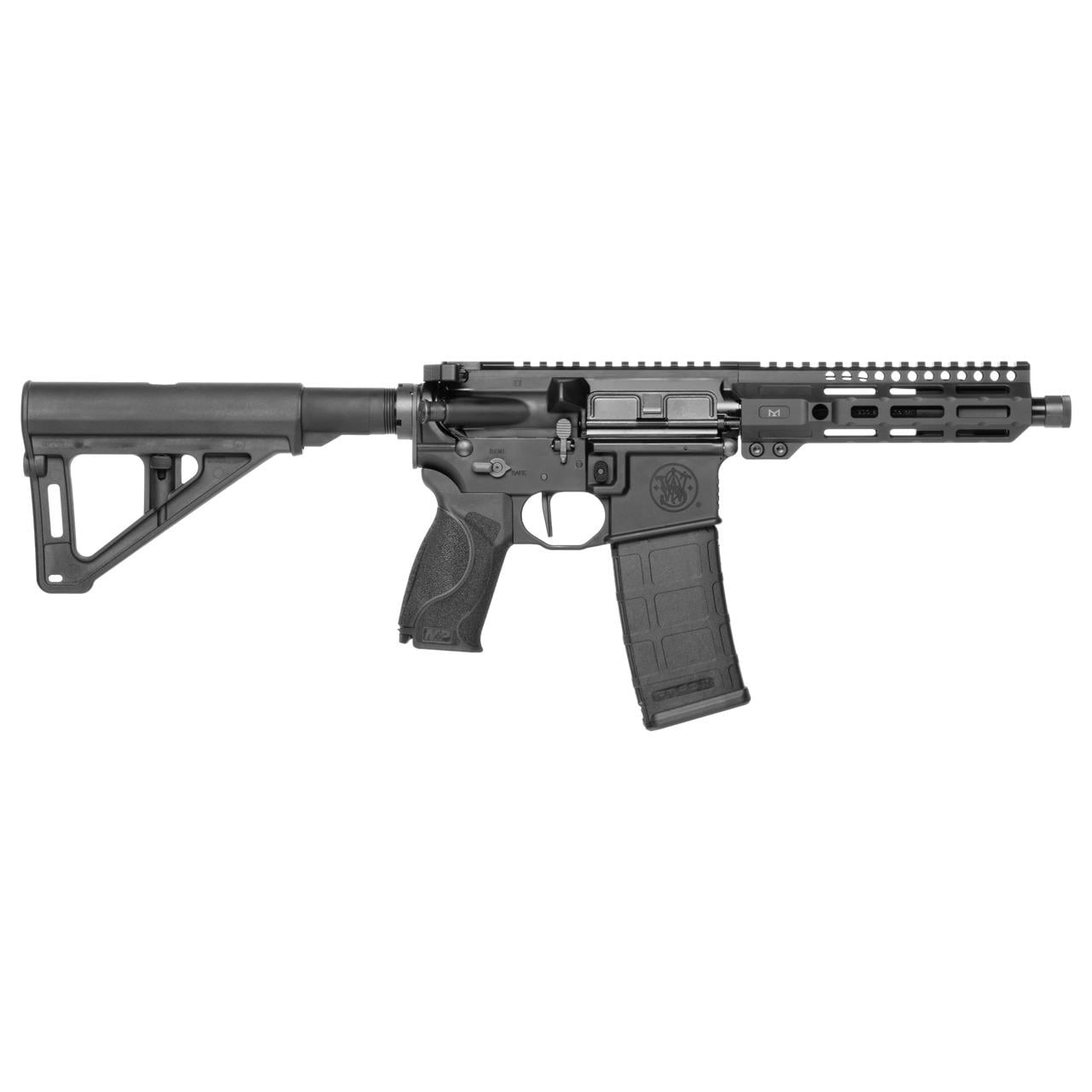 S&W M&P15 AXE Pistol .300 Blackout 30rd Magazine 8" Threaded Barrel M-LOK Handguard Black