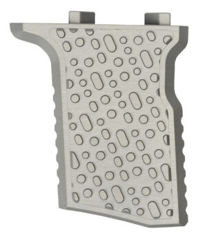Q LLC ACCQSERTVGAL Deluxe Q-Sert Vertical Grip Silver Anodized Aluminum