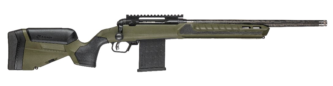 Savage Arms 32661 110 UltraLite Predator 6.5 Creedmoor 10+1 18" Carbon Fiber Barrel, Arca Rail Forend, Hunter Green AccuStock w/AccuFit V2 Synthetic Stock, Right Hand