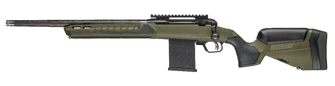 Savage Arms 32946 110 UltraLite Predator 300 Blackout 10+1 16.50" Carbon Fiber Barrel, Arca Rail Forend, Hunter Green AccuStock w/AccuFit V2 Synthetic Stock, Left Hand