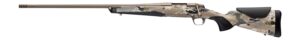 Browning 036125282 X-Bolt 2 Speed Full Size 6.5 Creedmoor 4+1 22" Smoked Bronze Cerakote Fluted Threaded Barrel & Steel Drilled & Tapped Receiver, Ovix Camo w/Black Overmold Adj Vari-Tech Synthetic St