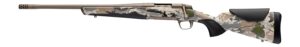 Browning 036124294 X-Bolt 2 Speed SPR Full Size 6.5 PRC 3+1 20" Smoked Bronze Cerakote Fluted Threaded Barrel, Steel  Drilled & Tapped Receiver, Ovix Camo w/Black Overmold Adj Comb & LOP Synthetic Sto